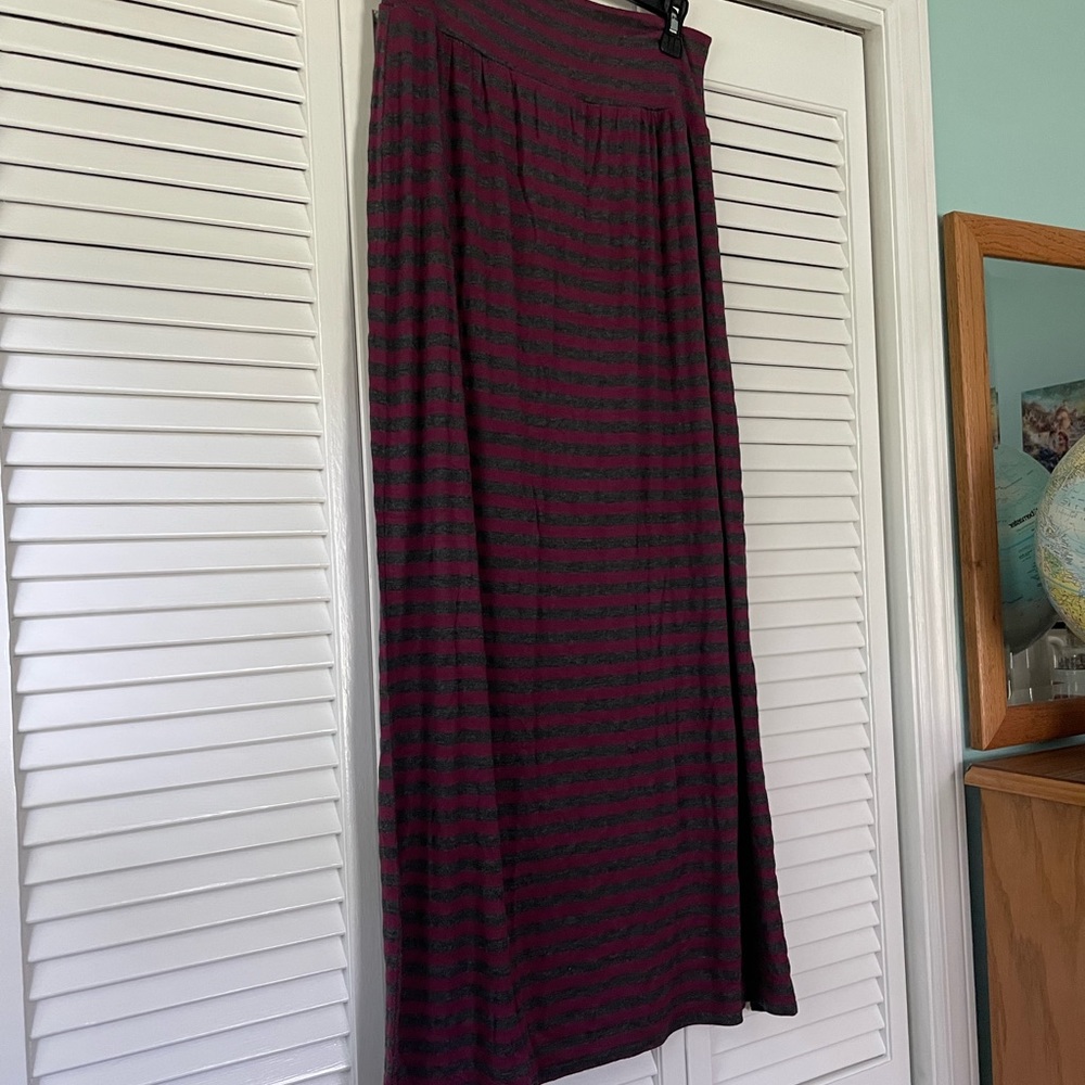 Striped Maxi Skirt